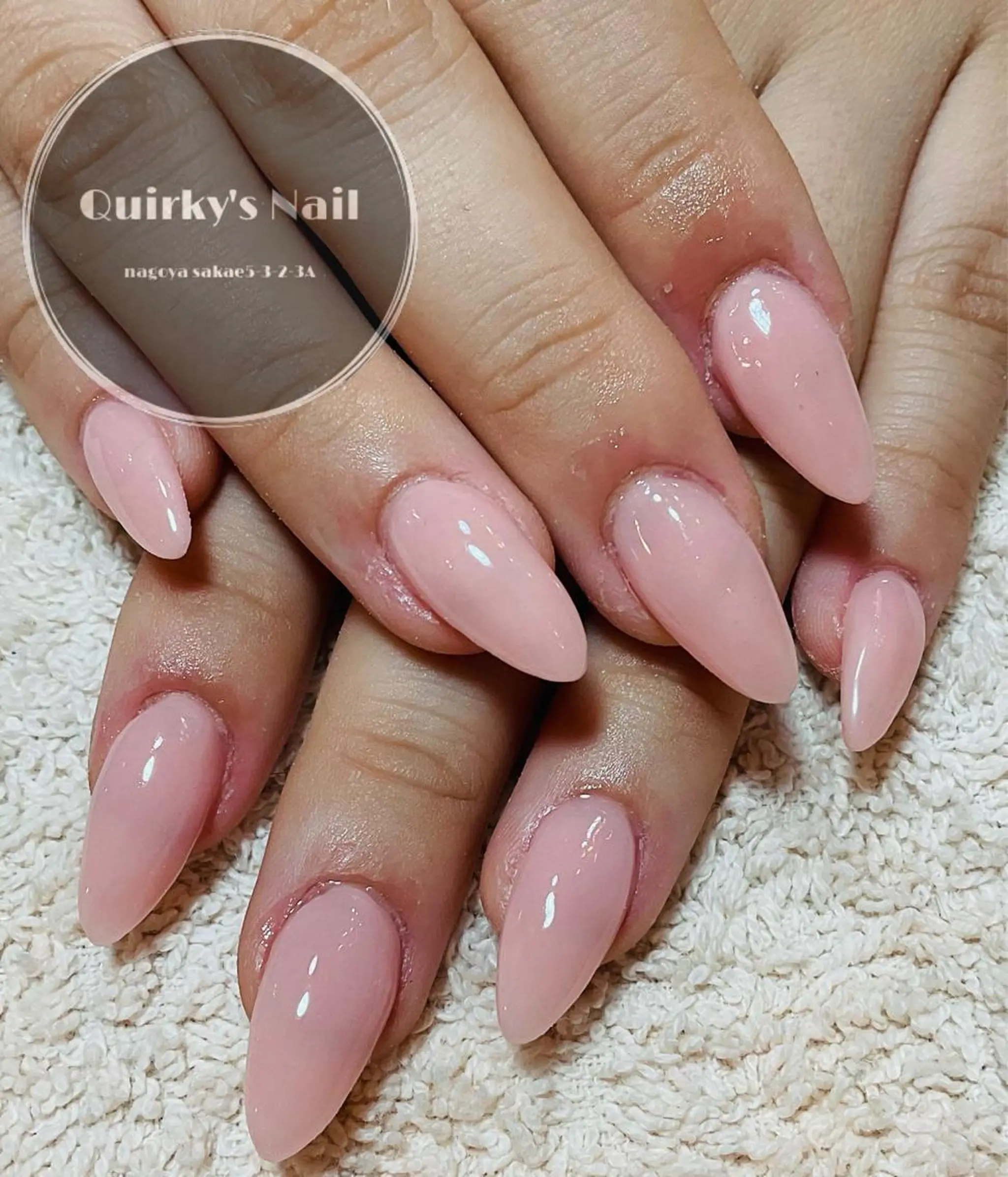 ネイル ピンク Quirky's Nail【栄店】のネイルデザイン