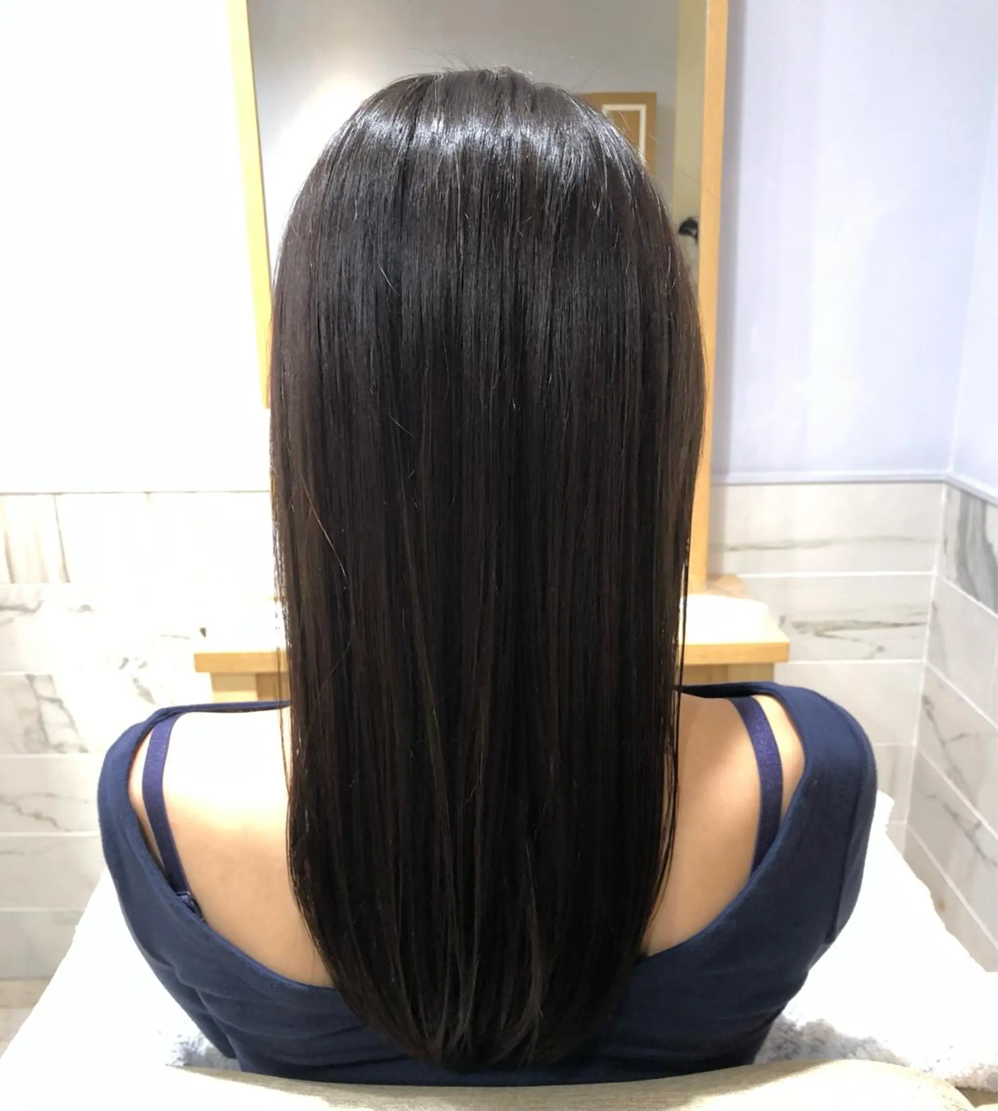 ロング カラー カット トリートメント すげ さやかのヘアスタイル