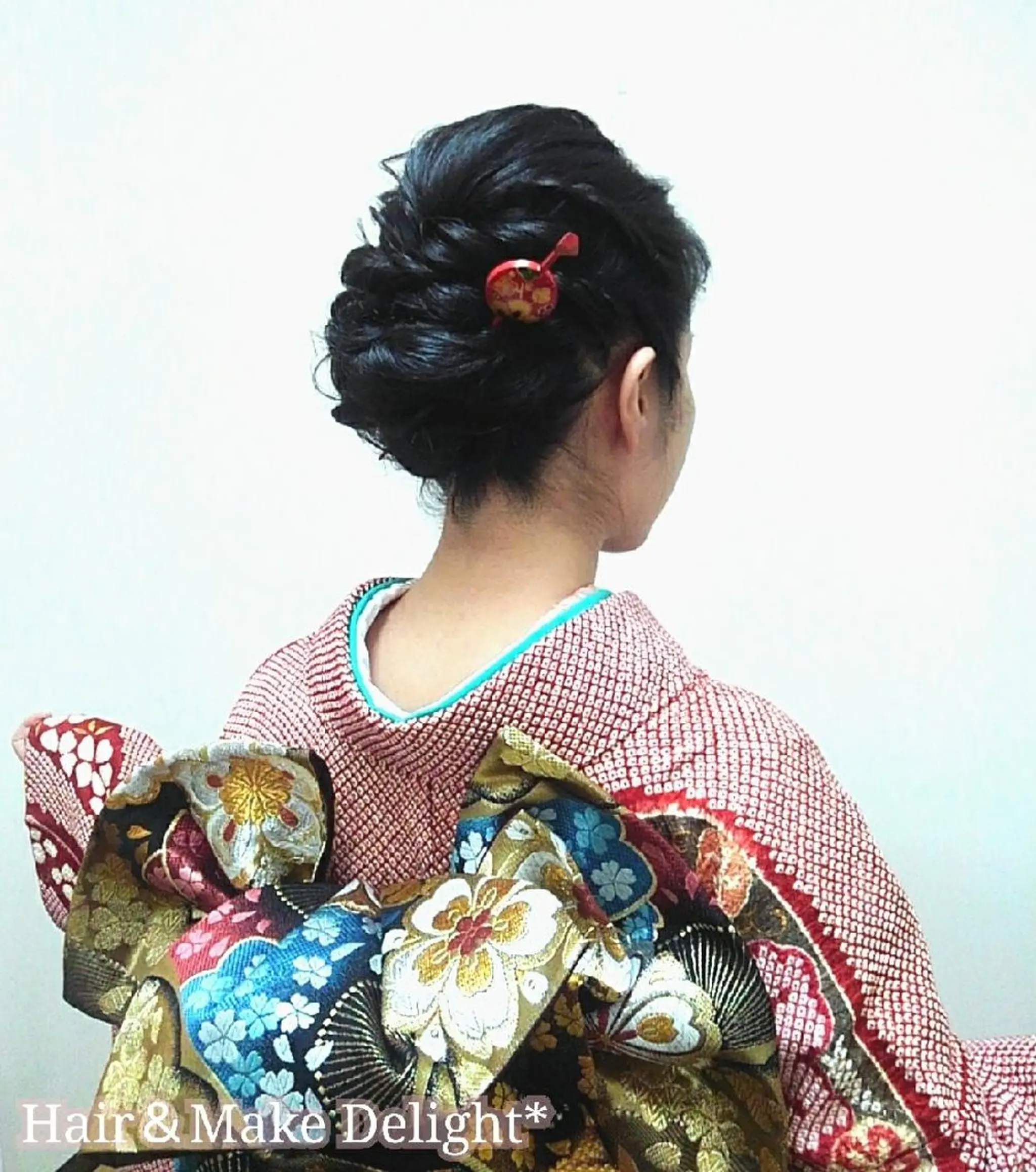 ミディアム ヘアアレンジ 着付け Hair&Make  Delight*のヘアスタイル