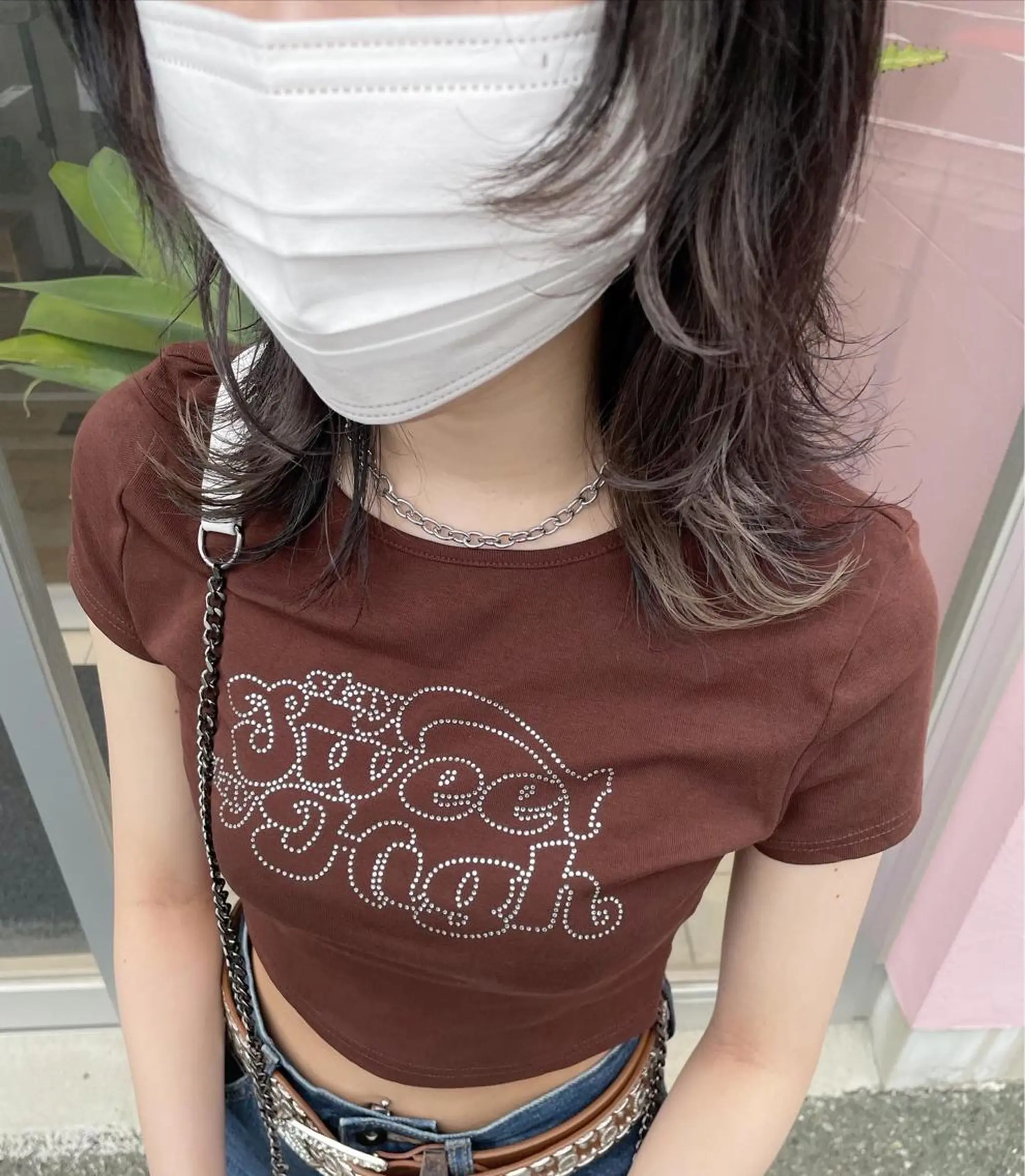 ミディアム カラー ウルフカット ひなた 艶カラー/渋谷のヘアスタイル