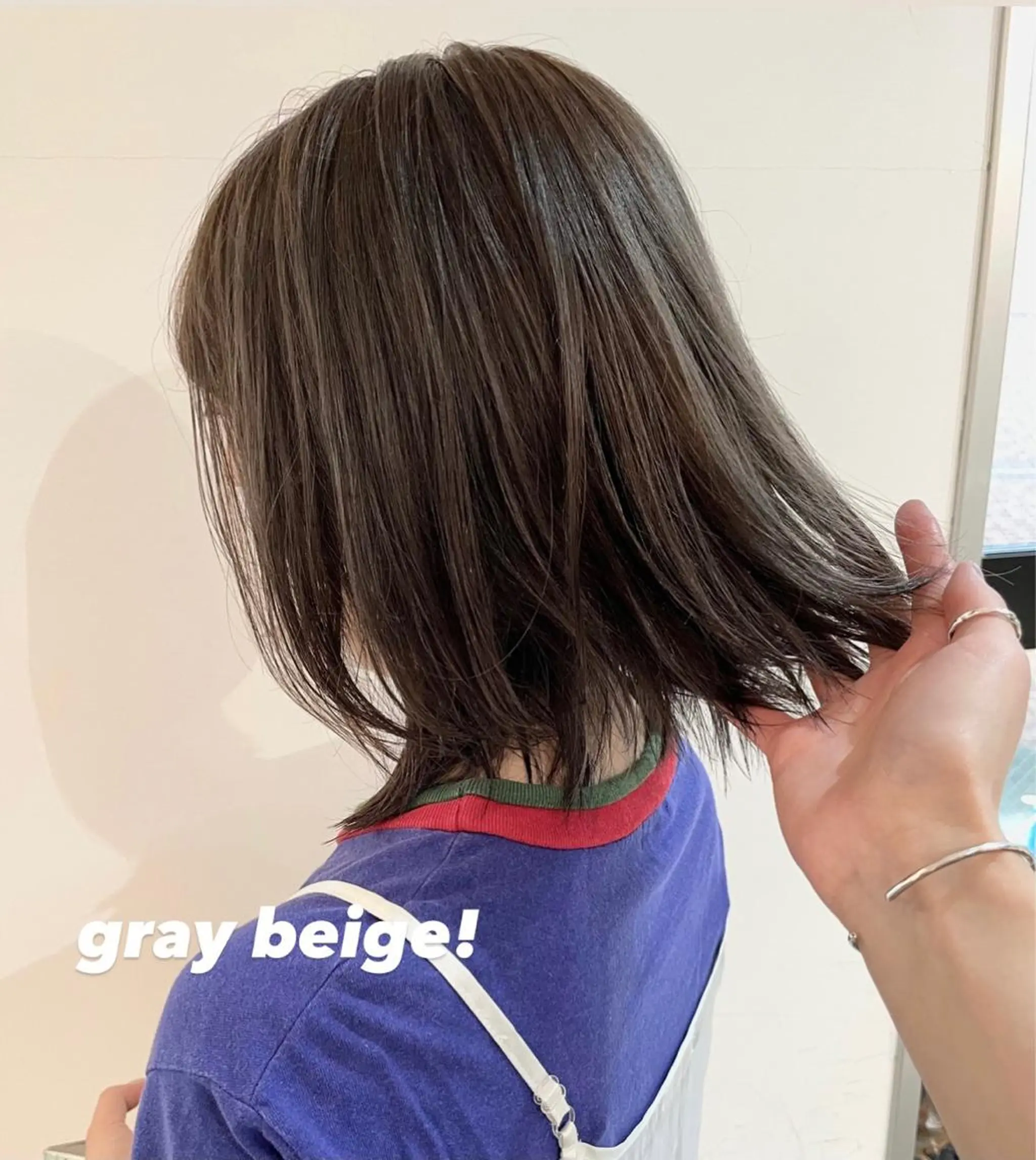 セミロング カラー パーマ ヘアアレンジ ネイル マツエク・マツパ グレージュ トレンド眉🌈✨ arisaの眉毛・アイブロウイメージ