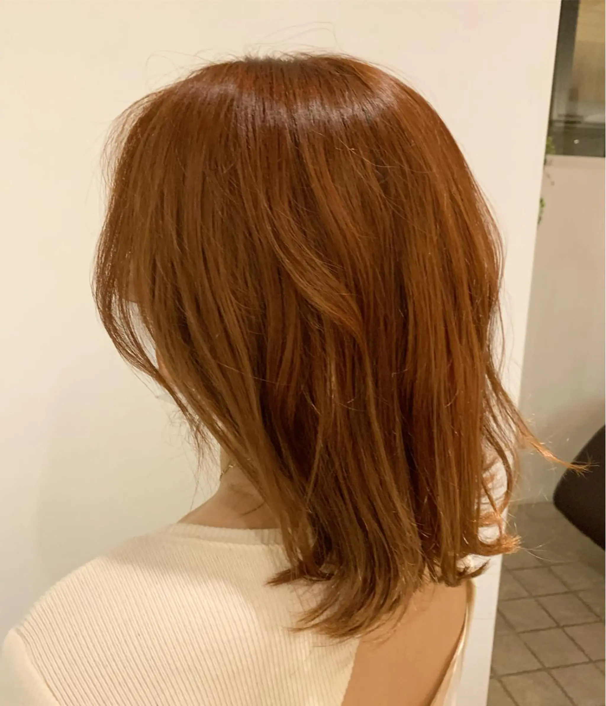 ミディアム 仙台ブリーチカラー デザインカラーあすかのヘアスタイル