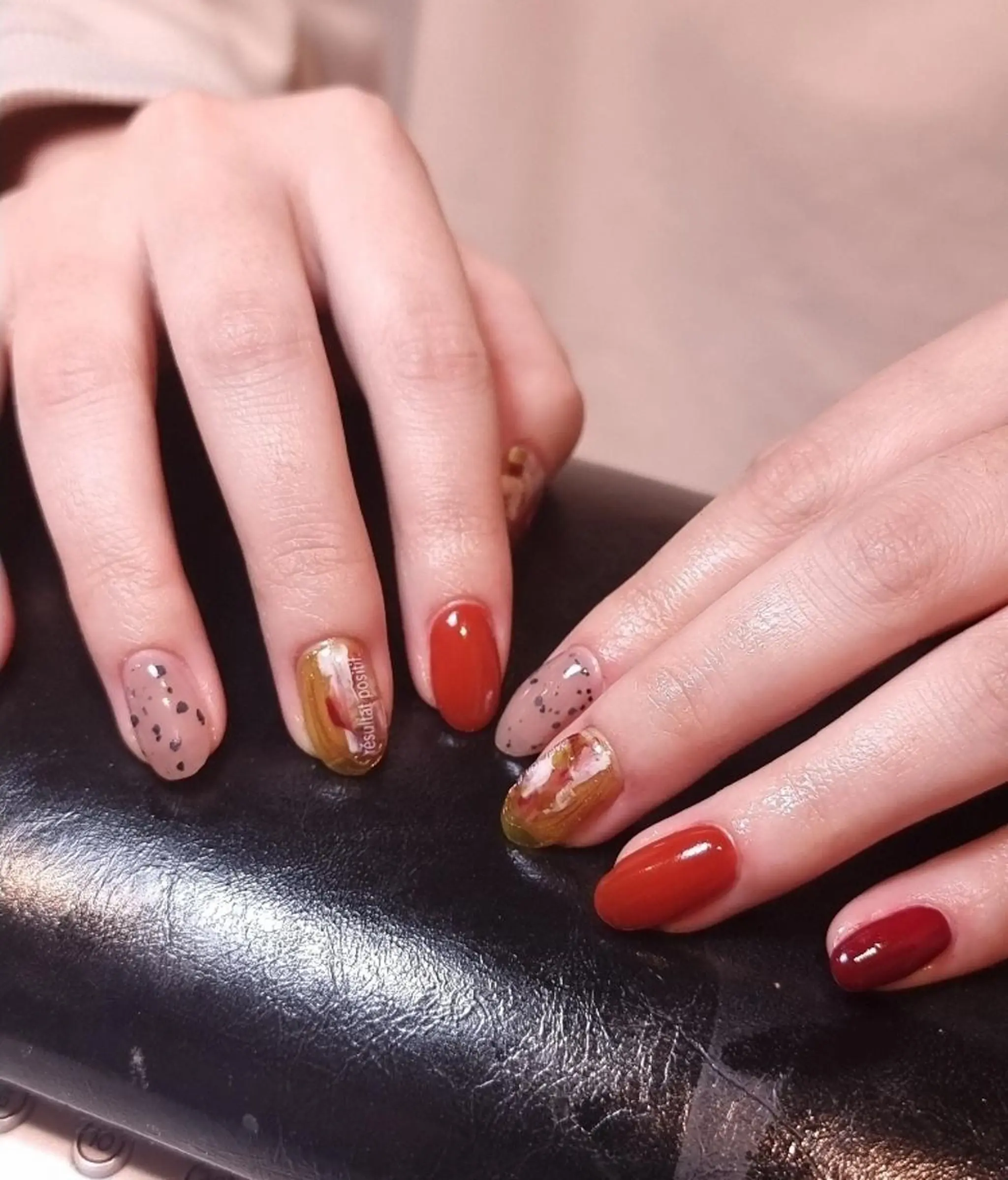 ネイル フットネイル 大理石ネイル(マーブル) ニュアンスネイル オフィスネイル ハンドネイル Tsuki.所属・Nailsalon Tsuki.のネイルデザイン