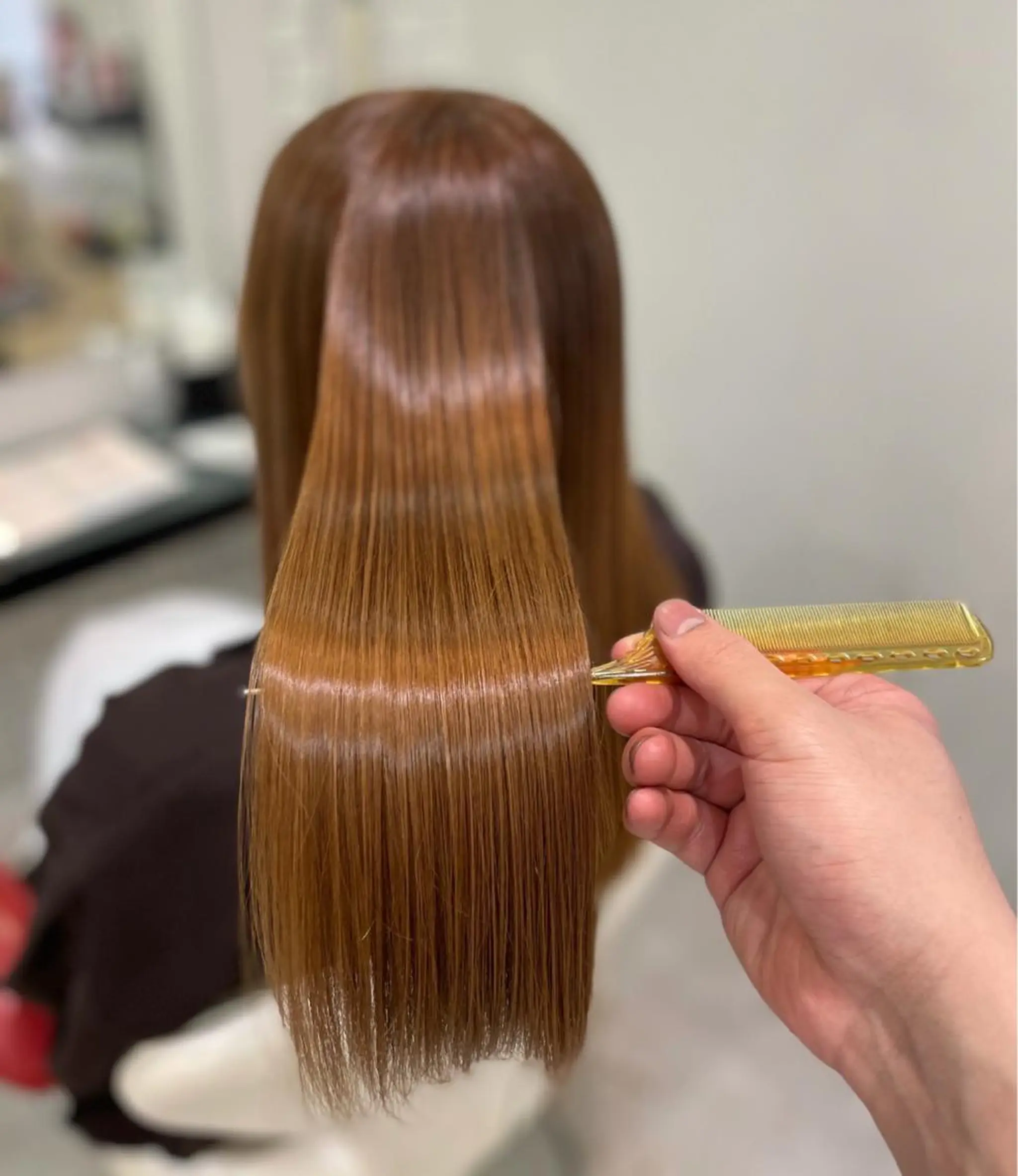 ロング トリートメント 縮毛矯正 髪質改善 鈴木のヘアスタイル