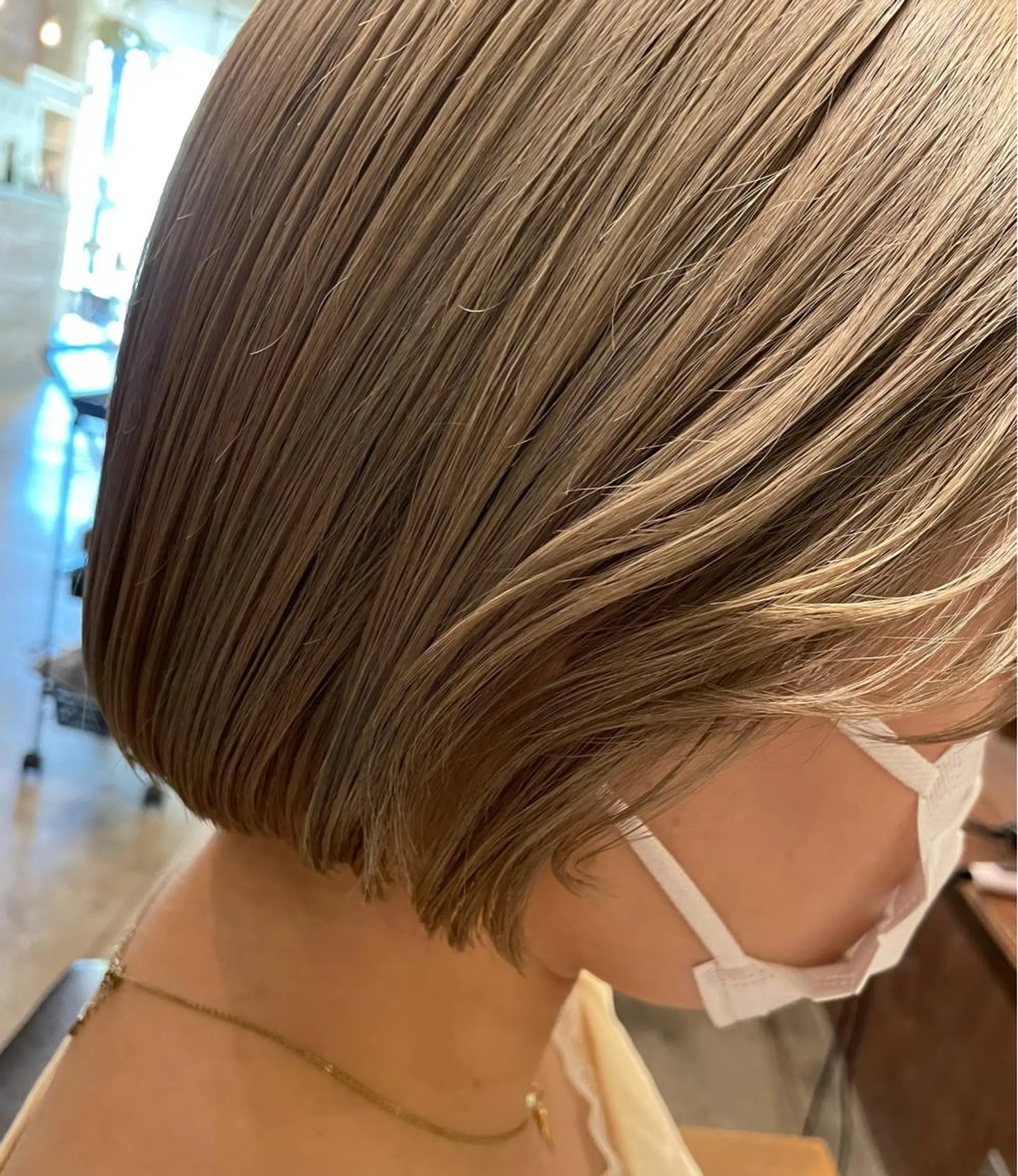 ショート カラー tablier所属・tablier 熊谷日菜子のヘアスタイル