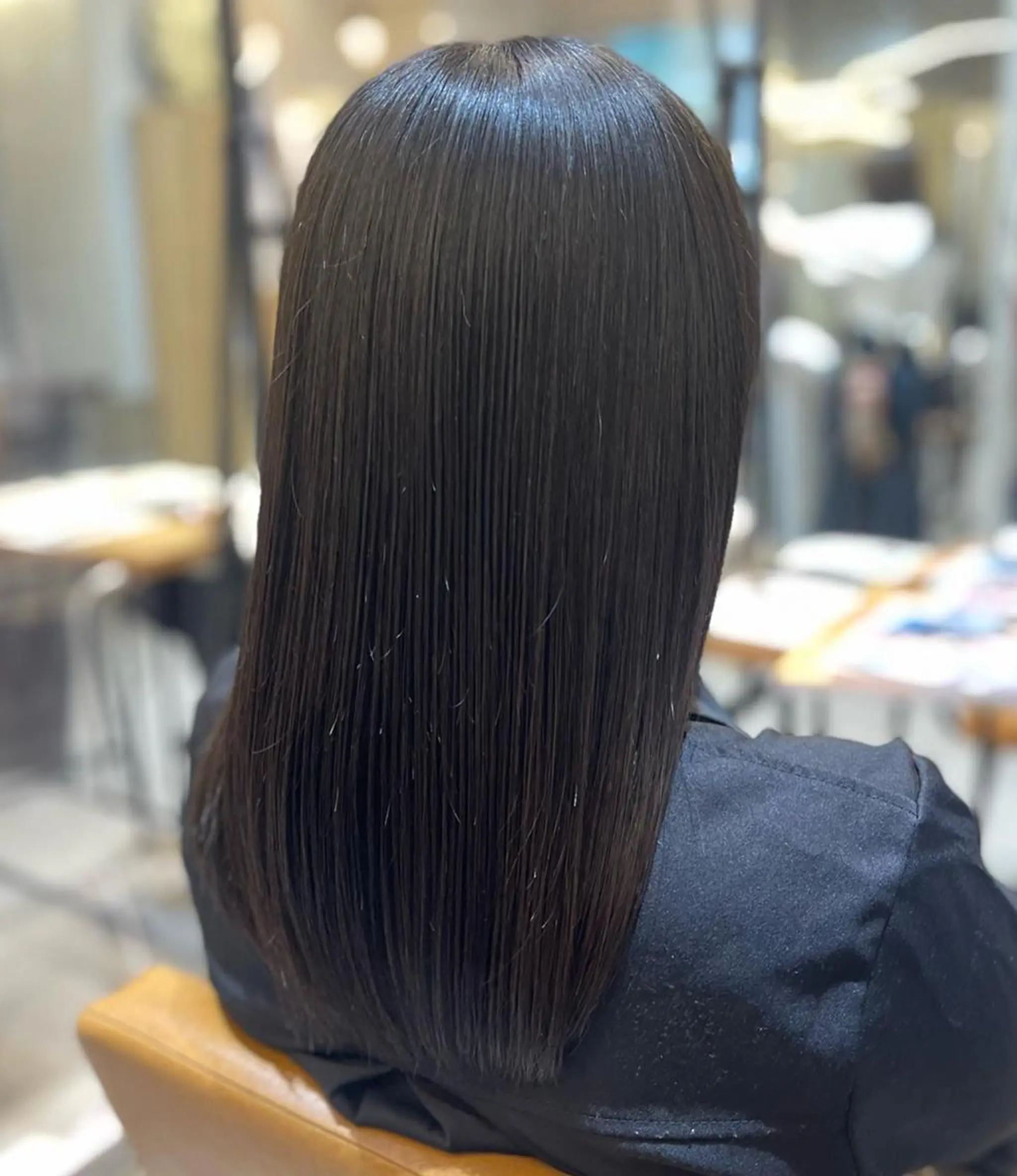 ミディアム カラー ヘアアレンジ イルミナカラー 髪質改善 レイヤーカット 外ハネヘア 縮毛矯正 ❥【韓国風ヘア】 stylist 林❥のエステ・リラクイメージ