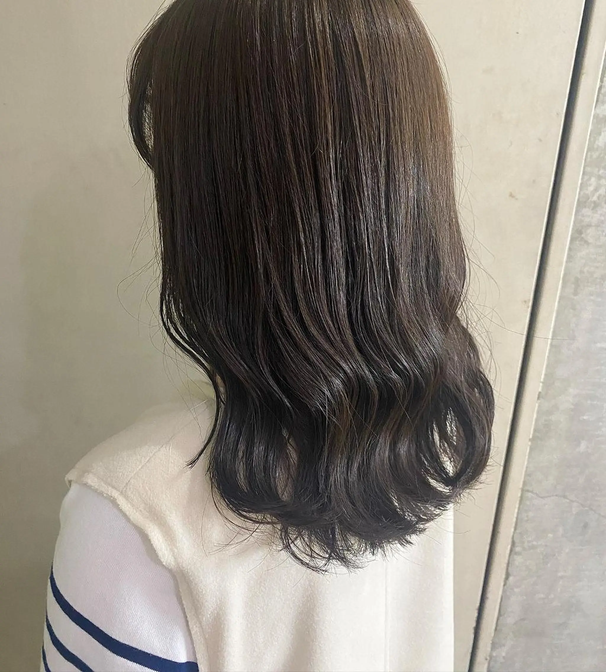 ミディアム カラー Legami 熊本(レガーミ)所属・清村 和音のヘアスタイル