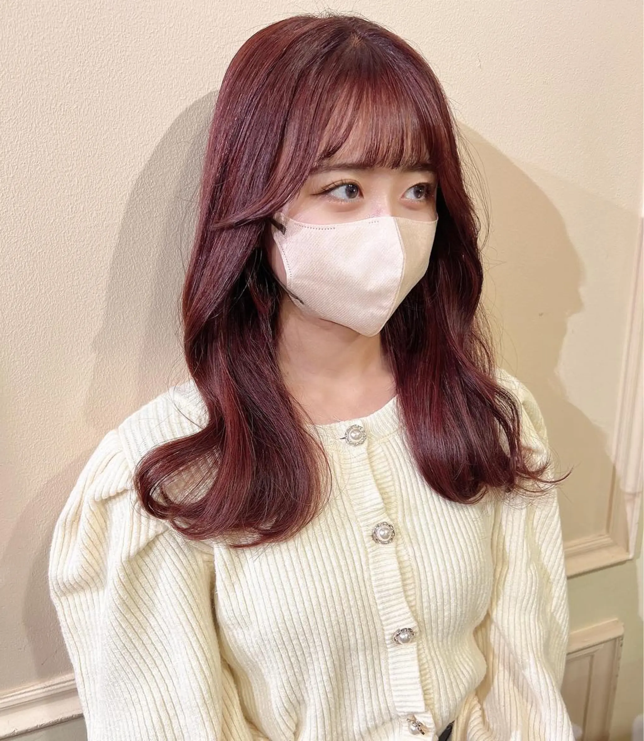 ロング カラー くびれヘア 関谷 あいみのヘアスタイル