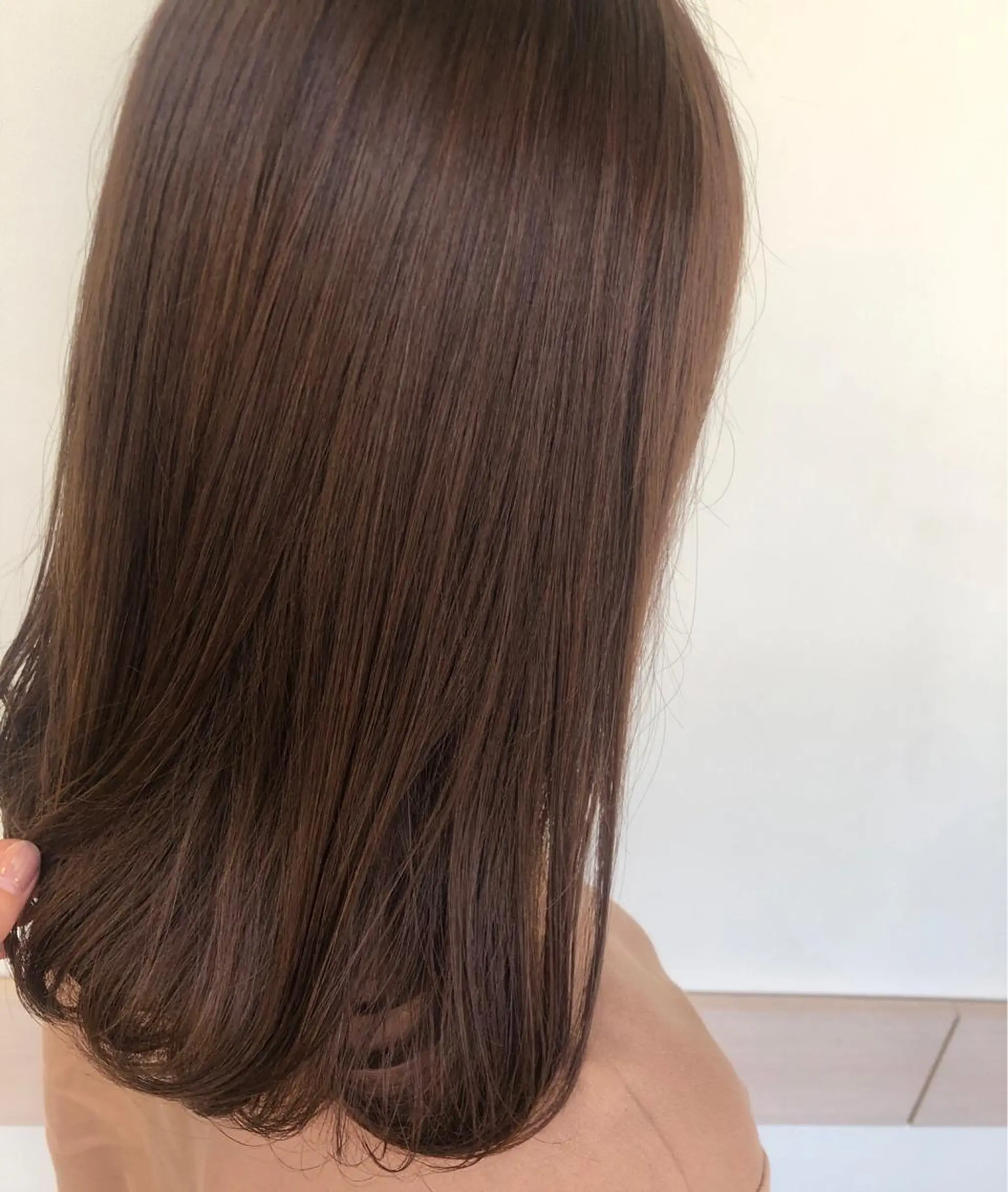 セミロング イエローカラー シールエクステ/ 髪質改善💐yuuのヘアスタイル