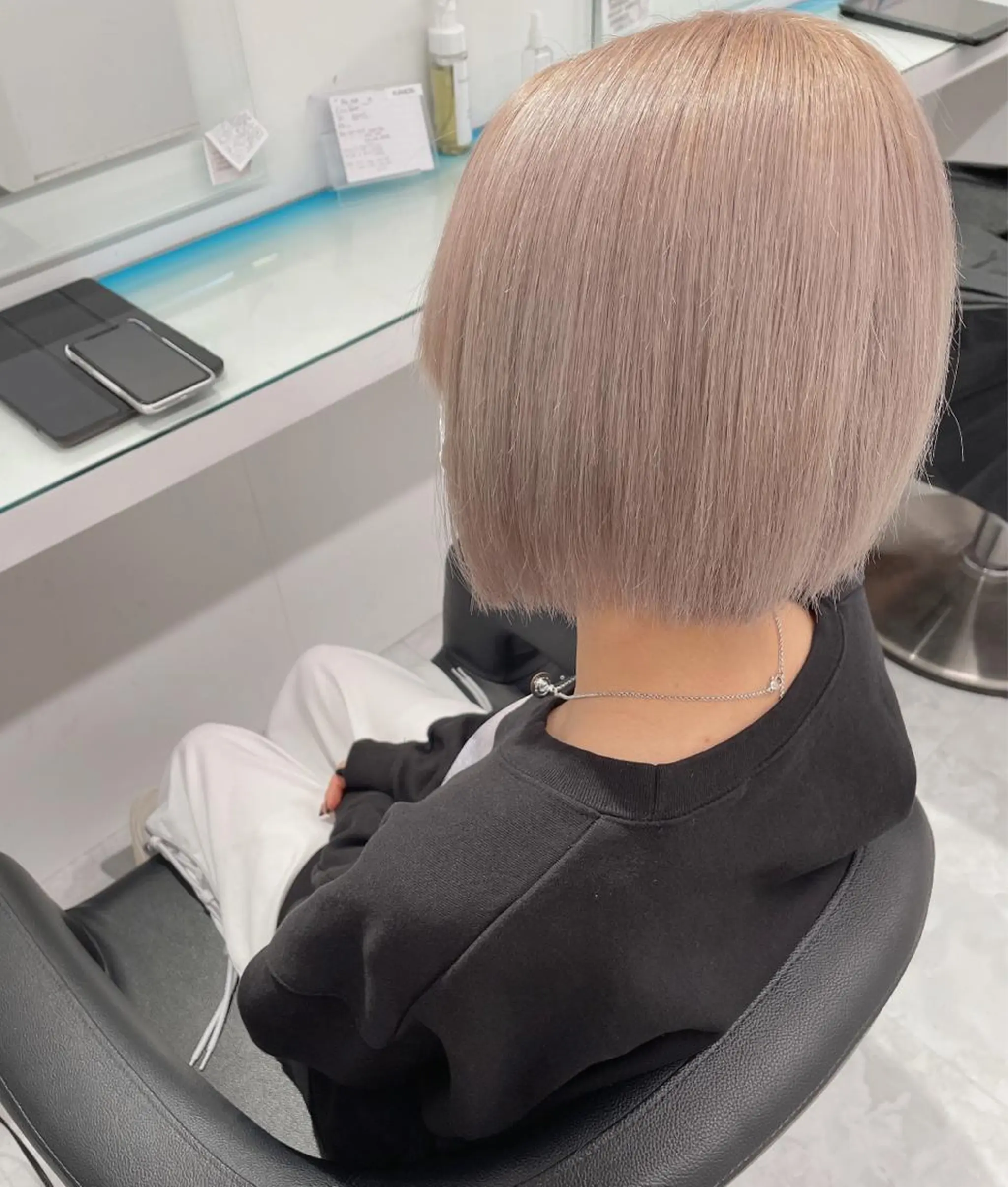 ショート カラー ヘアカラー 💗🤍透明感カラー 🤍💗kanonのヘアスタイル