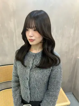 👑人気No.1 💎透明感ケアカラー+カット+BYKARTE tr