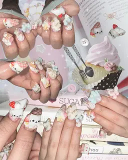 ꒰ঌハンドネイル 10本デザイン໒꒱持ち込み可