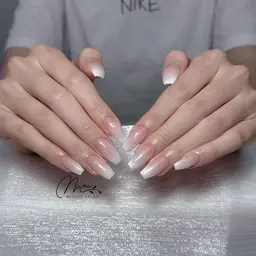 🩵【チップ長さ出し10本】カラーグラデーションORフレンチ ¥8680