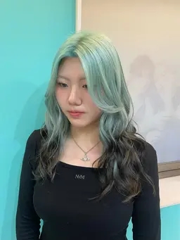 【🌈デザインカラーしたいなら！🌈】1ブリーチ(全体or部分）＋1カラー＋ケアトリートメント