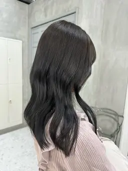 カット➕髪質改善ケアカラー➕超音波トリートメント🩵✨