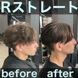 カット＋縮毛矯正（Rストレート）2024年4月以降初来店の方クーポン！⚡️30%OFF⚡️