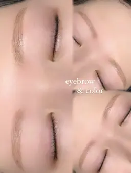 人気No.1✨️‪美眉styling＋カラー⌛️ 【8500円→6480円】