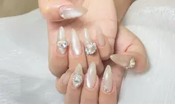 ❣️チップ長さだし10本⭐️パーツつけ放題❣️初回ジェルオフ無料✨