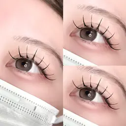 【ご新規様】🖤人気No1🖤パリエク〔パリジェンヌ+エクステ120本〕🐈初回オフ無料