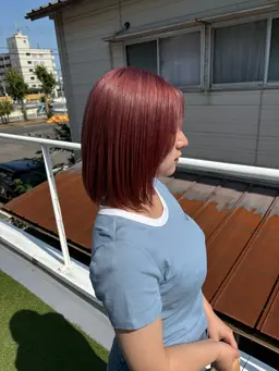 ✨ブリーチ無しダブルカラー🩵