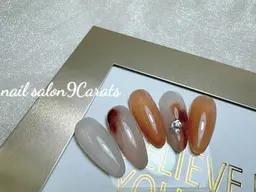 オシャレ＋個性ニュアンスネイル