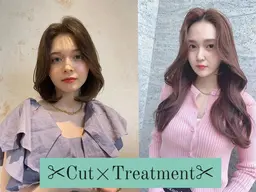 ✨【ダメージレス艶髪】✨カット＋髪質改善トリートメント