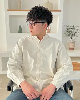 《平日限定》メンズカット+パーマ【ツイストスパイラル orニュアンス】