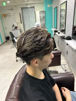 メンズカット➕デザインパーマ➕スパシャンプー💆🏼‍♀️➕クイックトリートメント🫧