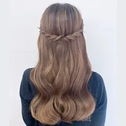 お出かけ前ヘアセット🎀ダウンスタイル、韓国風巻き下ろし、簡単ハーフアップ✨️