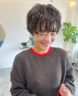 U35🌀垢抜けレディースショート×ミルクパーマ🌀