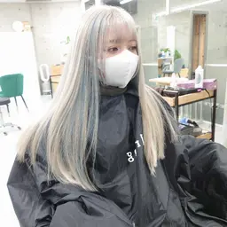 💎ダイヤモンドケアTR付き💫ハイトーンハイブリーチダブルカラー