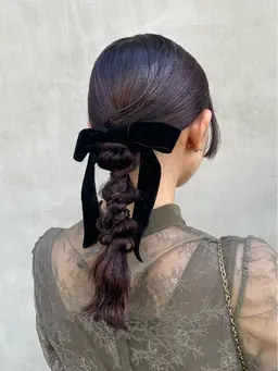 【ヘアセット】🎀結婚式、卒業式、同窓会などのお呼ばれヘア🪞🤍《指名料込み》電話にて早朝ヘアセットも承ります📞