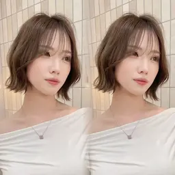 《☆白髪染めも可能》リタッチカラー＋スチームTR¥5700 仙台駅/あおば通駅