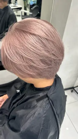 【ミルクティーカラー🧋🎨】ワンケアブリーチ🧪➕カラー🎨➕クイックトリートメント🫧