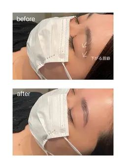 【大人気❕】ハリウッドブロウリフト気になる眉癖の改善で朝が楽ちん&好印象な眉毛に😸❕❕