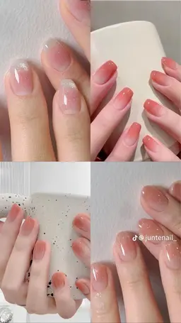 「自爪」　ワンカラー　or グランデション　or ラメ　オフ✅