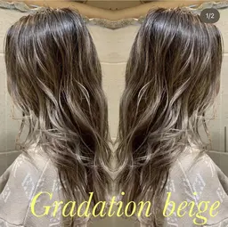 海外風🏝️』グラデーションカラー「ブリーチ込」+ケラチントリートメント￥16,600→￥8,800