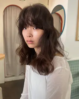 似合わせカット+ケアカラー+ケアパーマ #ボブパーマ#ロングパーマ#コテ巻き風パーマ#ブリーチパーマ