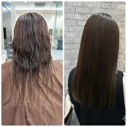 【当店で初めてされる方】髪質改善 酸熱ストレート プレミアムストレート TOKIOトリートメント付き