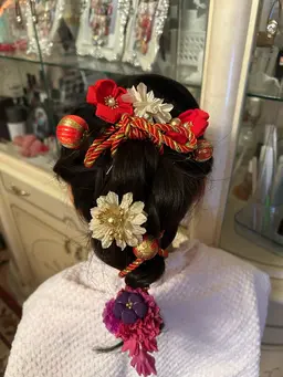 成人式や卒業式のヘアセット