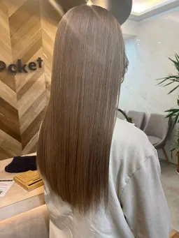 *【艶ハイトーン】ダブルカラー(ブリーチ込み)➕カット➕ケアトリートメント➕marbb🛁