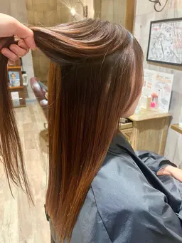 酸性ストレート＋輝きトリートメント