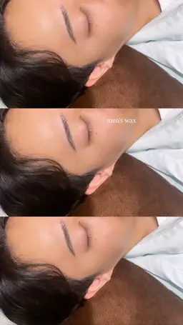 メンズアイブロウwax✨✨