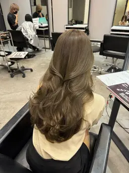 【透明感◎】ブリーチなしダブルケアカラー＋2stepTR🐰︎💕︎