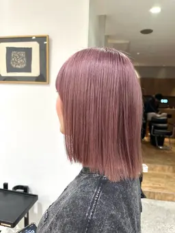 《4.5月限定🌕》❤️🔥ハイトーン向け❤️🔥ケアブリーチ、カラー+髪質改善Aujuaトリートメント🌱🪴