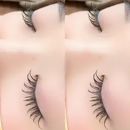 【🌷持ち良くナチュラル🌷】フラットラッシュ80本