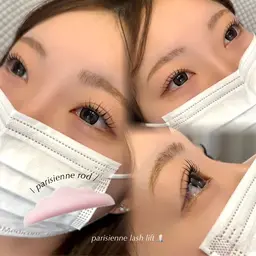 パリジェンヌラッシュリフト × アイブロウスタイリング 🪽✨