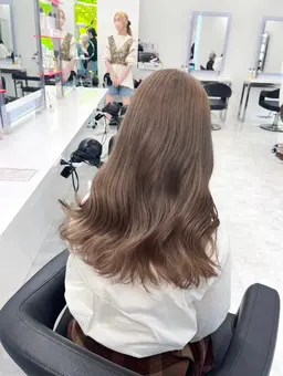 🎀大人気メニュー🎀選べる✨ブリーチありorなしダブルカラー✖️プレミアム髪質改善トリートメント🥣🫧