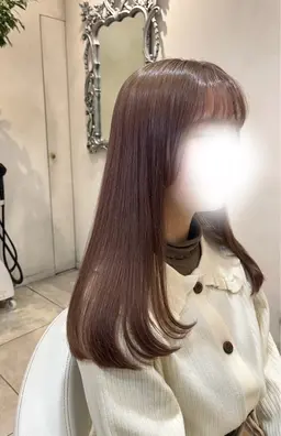 〈ミニモ学割〉地毛風ストレート&オリジナルケラチントリートメント