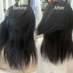 ツヤ髪✨️縮毛矯正➕メンテナンスカット➕外部補修トリートメント